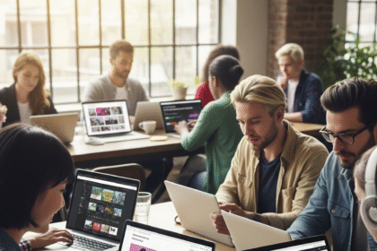 Web users receiving personalized content recommendations in real time, powered by AI hyper-personalization