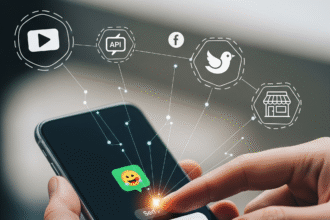 Pizza emoji triggering automatic pizza delivery, symbolizing frictionless digital commerce and seamless customer experience.