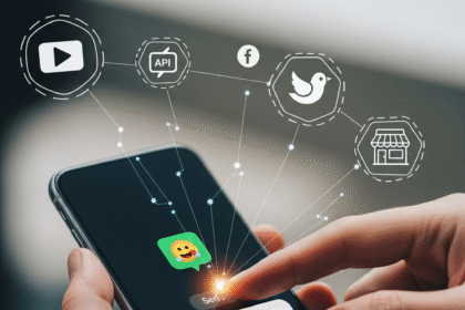 Pizza emoji triggering automatic pizza delivery, symbolizing frictionless digital commerce and seamless customer experience.
