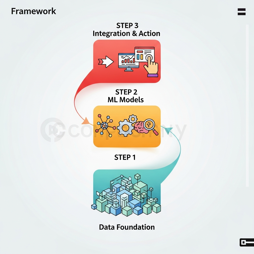 Sociazy's 3-step framework for building AI demand forecasting models for logistics.
